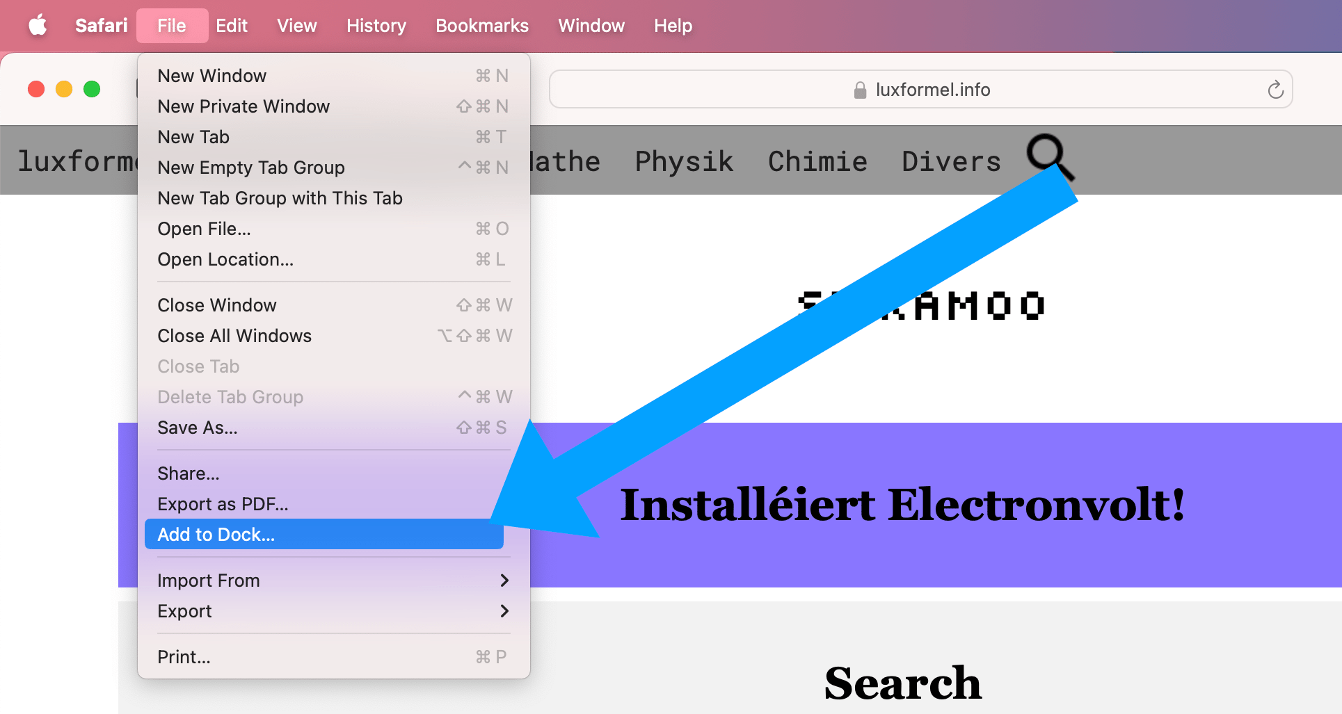 luxformel macos sonoma